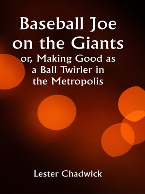 cover image of Baseball Joe on the Giants